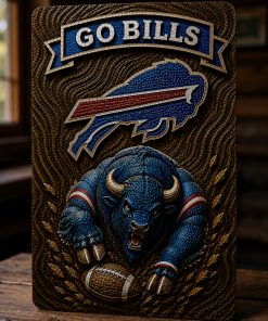 Hand-Carved Bills Wooden Wall Art