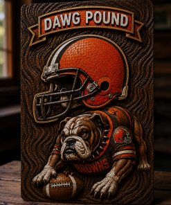 Hand-Carved Browns Wooden Wall Art