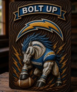 Hand-Carved Chargers Wooden Wall Art