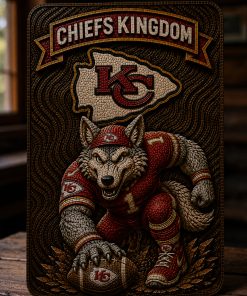Hand-Carved Chiefs Wooden Wall Art