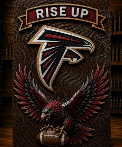 Hand-Carved Falcons Wooden Wall Art