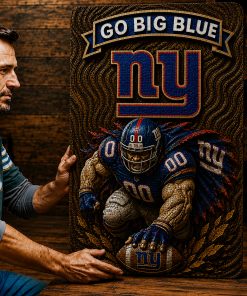 Alternative view of Hand-Carved Giants Wooden Wall Art