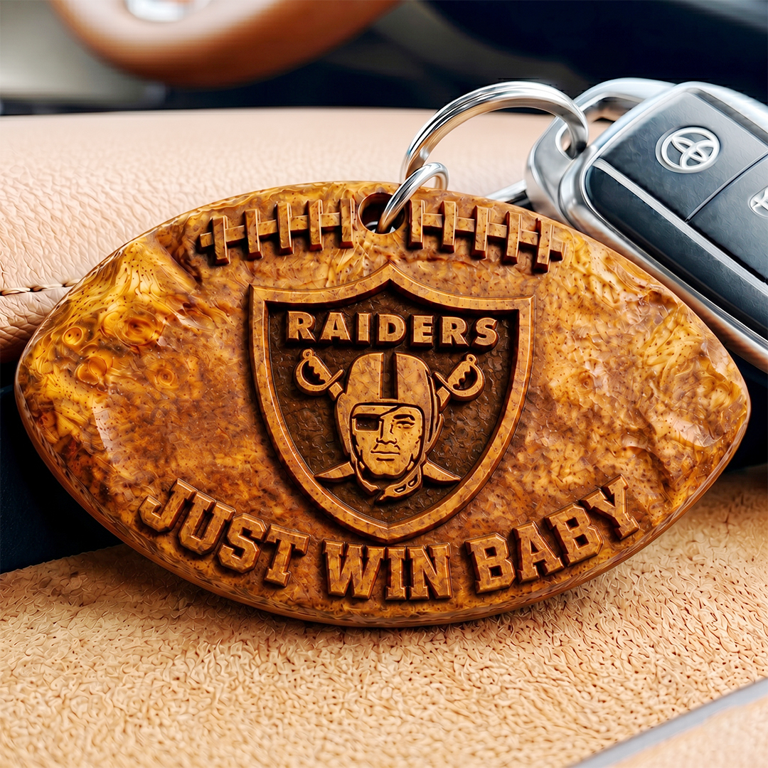 Hand-Carved Football Team Wooden Keychain – Custom Name - Image 20