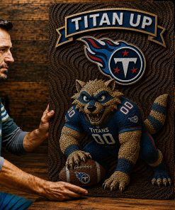 Alternative view of Hand-Carved Titans Wooden Wall Art