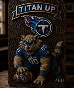 Hand-Carved Titans Wooden Wall Art